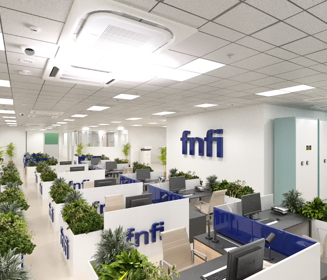 Open space FNFI modélisé en 3D