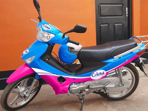 Moto habillée Cristal