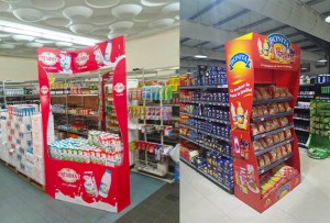 Stands POS en grande surface