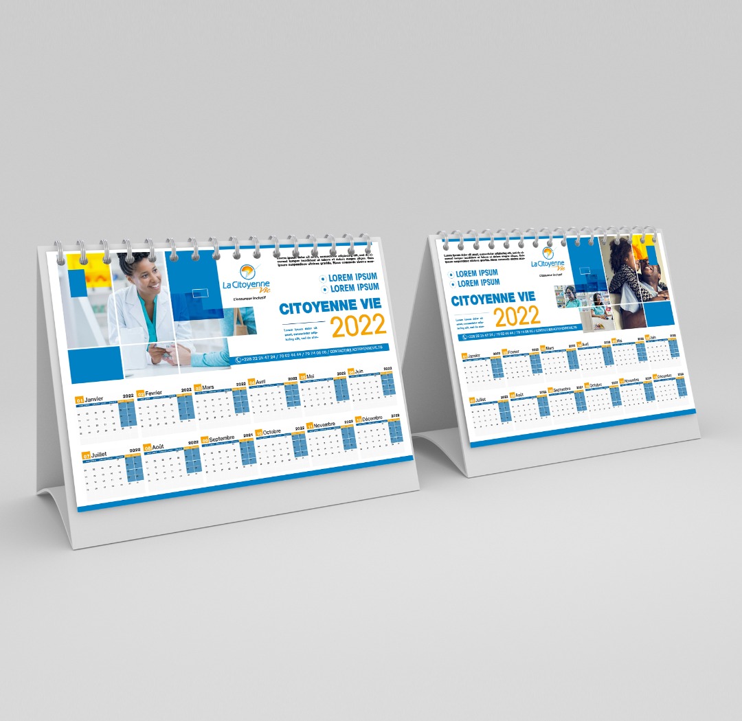 Calendrier de bureau Citoyenne Vie