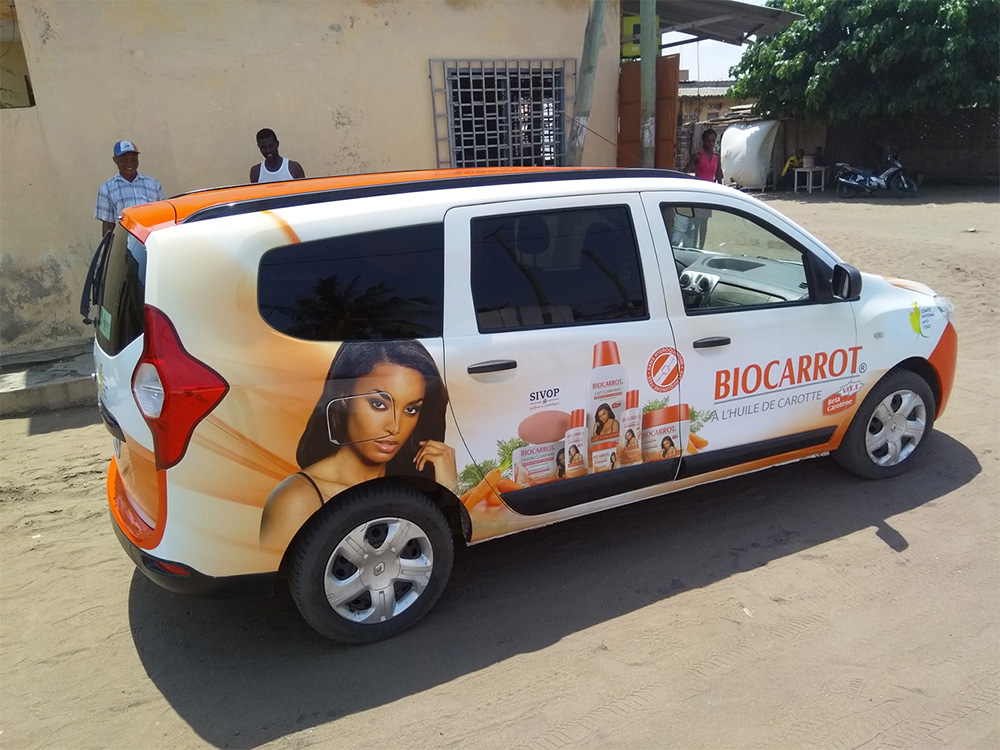 Voiture habillée Biocarrot